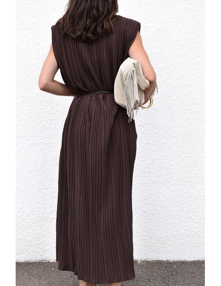 senes PLISSE CHOCO ROBES FEMME