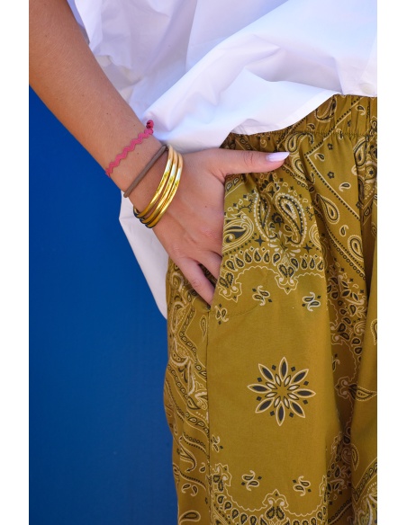 johanna toutoun BANDAN CAMEL PANTALON FEMME