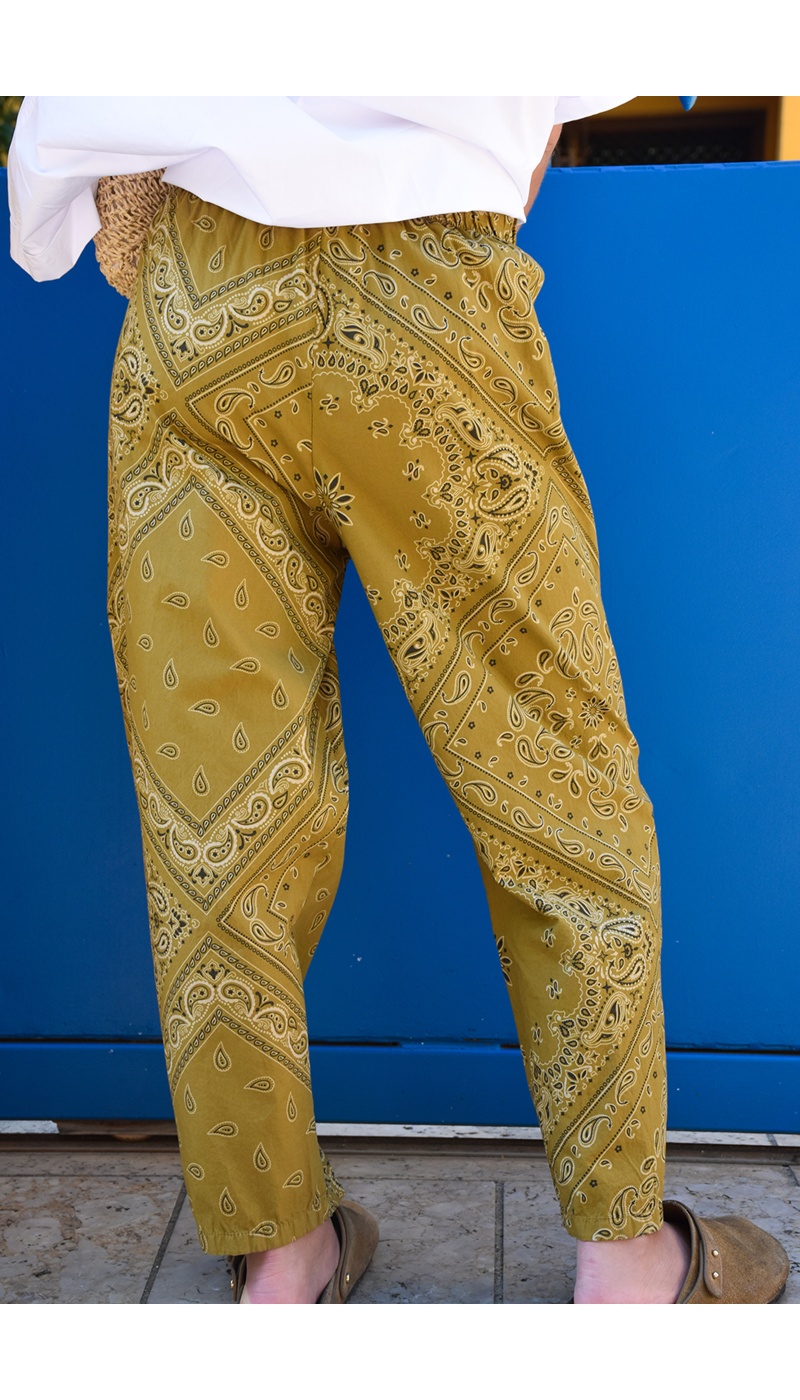 johanna toutoun BANDAN CAMEL PANTALON FEMME