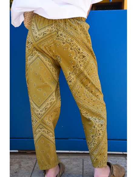 johanna toutoun BANDAN CAMEL PANTALON FEMME
