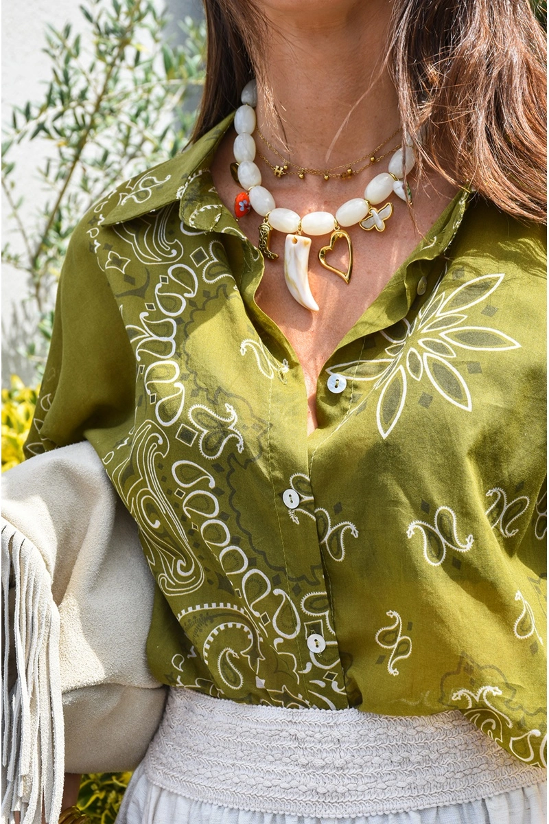 SEE YOU AGAIN SARL AROMA BANDAN VERT CHEMISIER 2