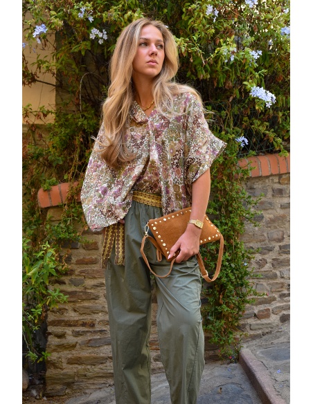 johanna toutoun  KAKI PANTALON FEMME