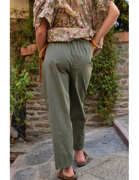 johanna toutoun  KAKI PANTALON FEMME
