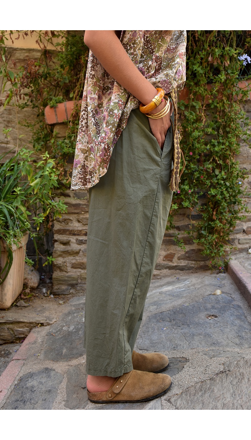 johanna toutoun  KAKI PANTALON FEMME