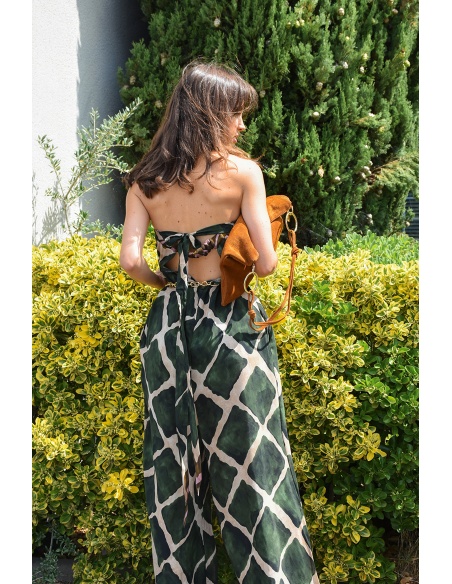 GARCONNE SARL TOPHA IMPRI VERT ROBES FEMME