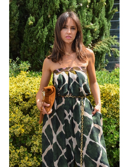 GARCONNE SARL TOPHA IMPRI VERT ROBES FEMME