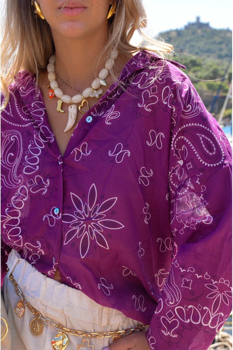 Collier Perle Ecru Charms ORLA