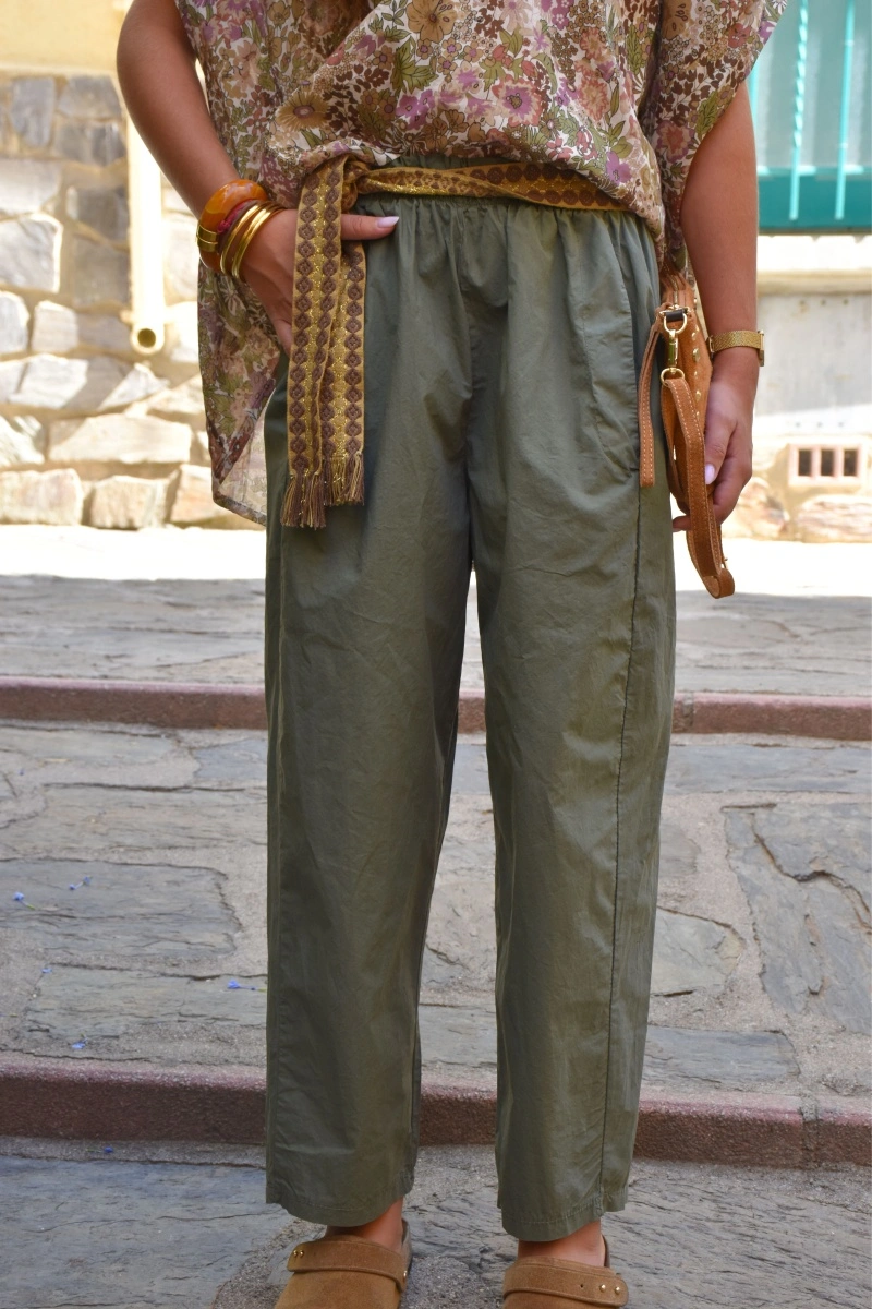 johanna toutoun  KAKI PANTALON FEMME