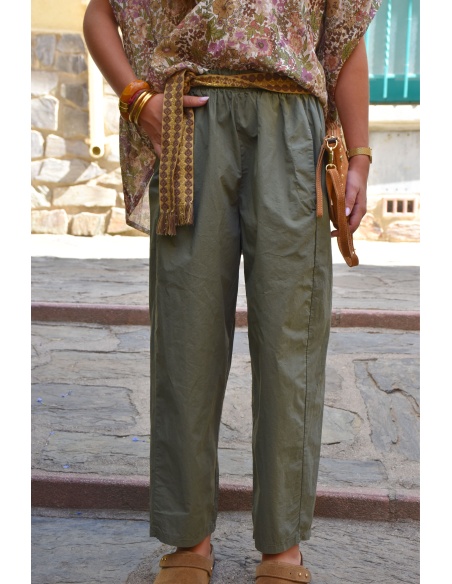 johanna toutoun  KAKI PANTALON FEMME