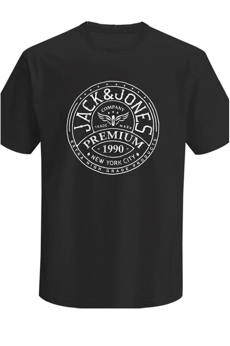 Tee Shirt Imprime Noir JPRBLUZACK