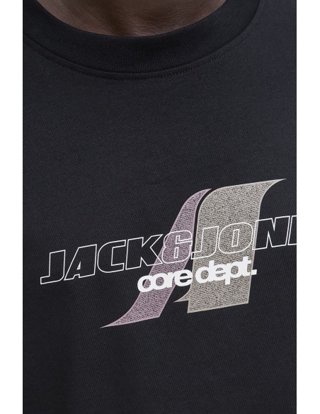 JACKandJONES  BLACK T-SHIRTS MC
