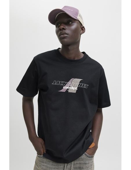 JACKandJONES  BLACK T-SHIRTS MC