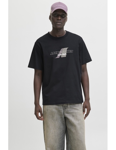 JACKandJONES  BLACK T-SHIRTS MC