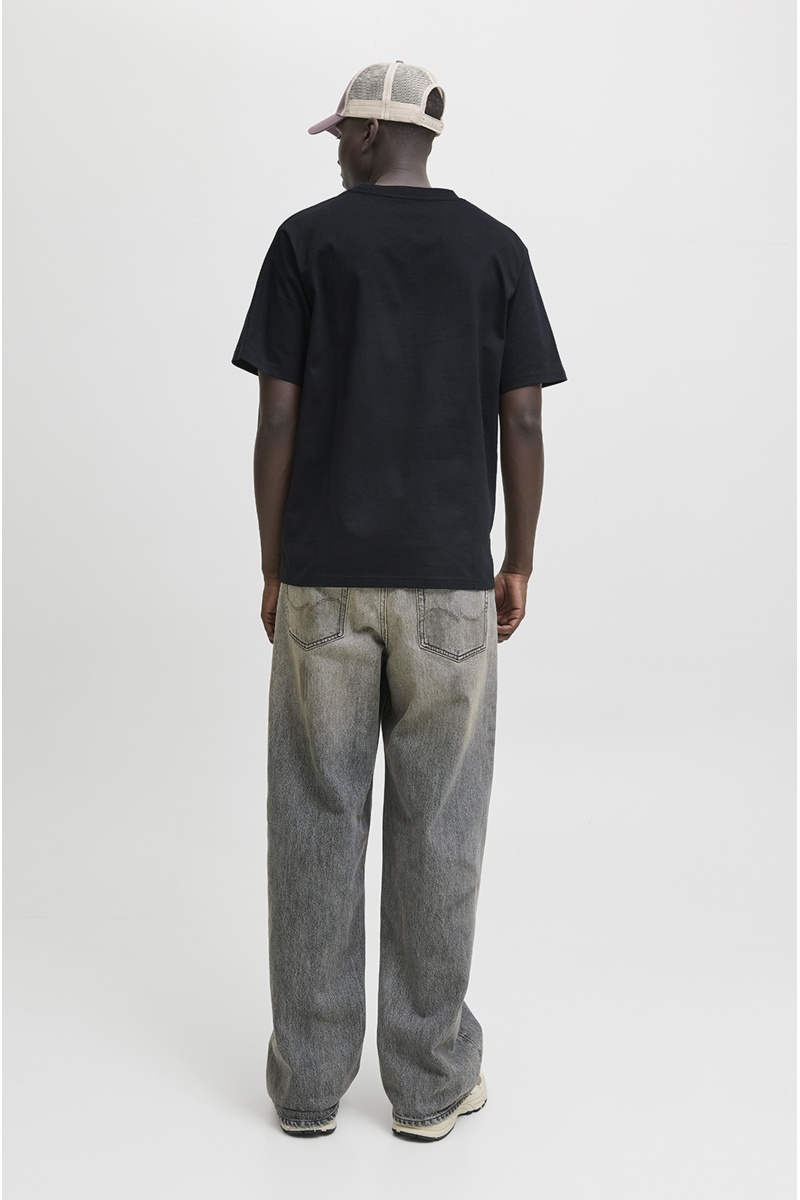 JACKandJONES  BLACK T-SHIRTS MC 2