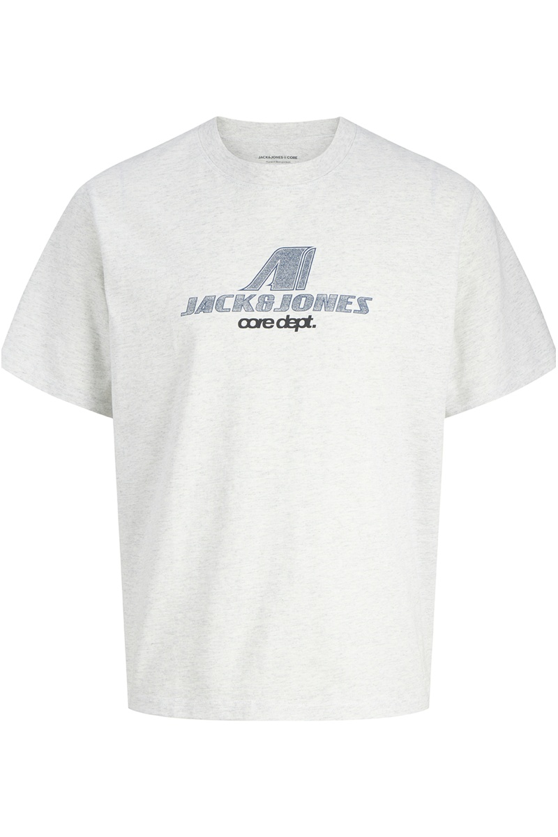 JACKandJONES WHITE MELANG T-SHIRTS MC