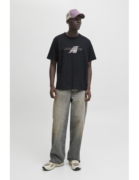 JACKandJONES  BLACK T-SHIRTS MC