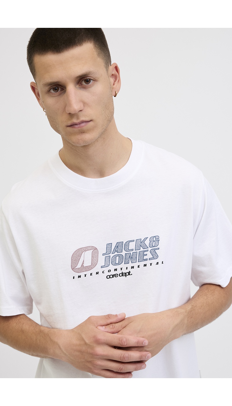 JACKandJONES BRIGHT WHITE T-SHIRTS MC