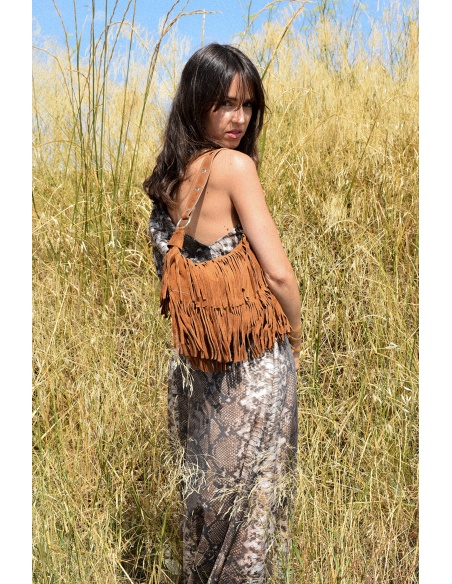 Sac Franges Camel MAYA