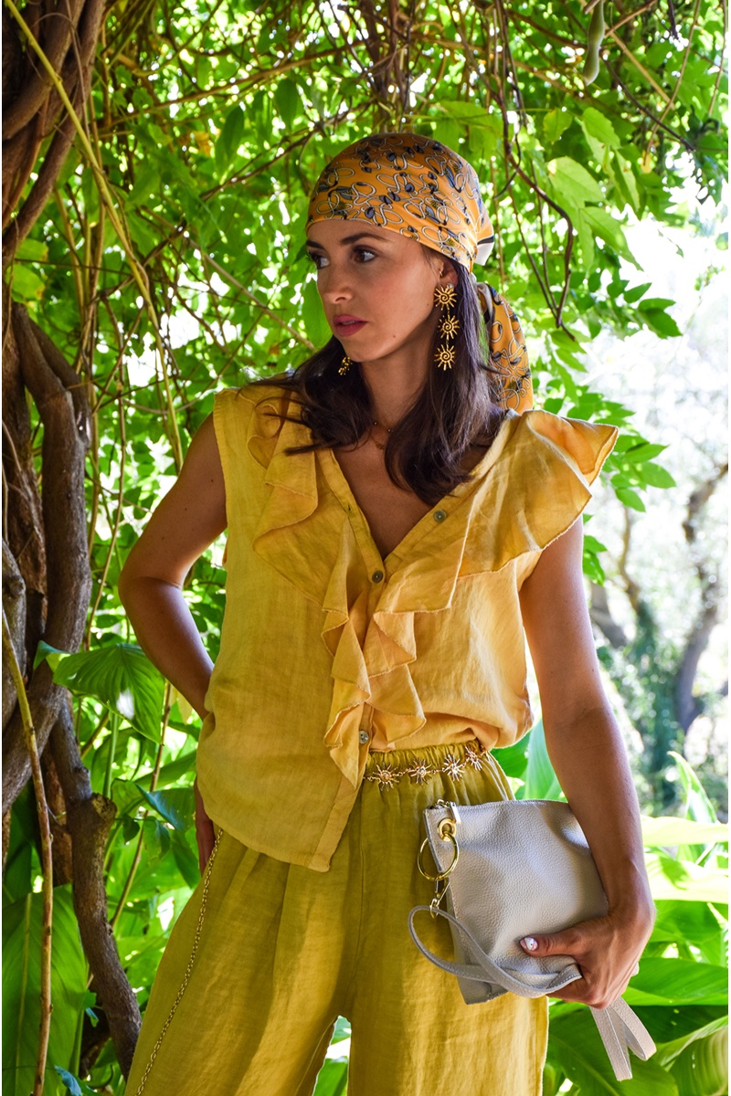 Haut Volants Jaune EMY