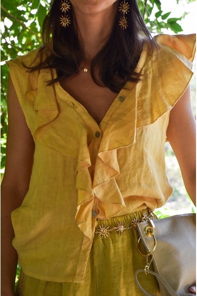 YASMIN CLOSET  JAUNE TOP FEMME Noho - 1 | Tops 2