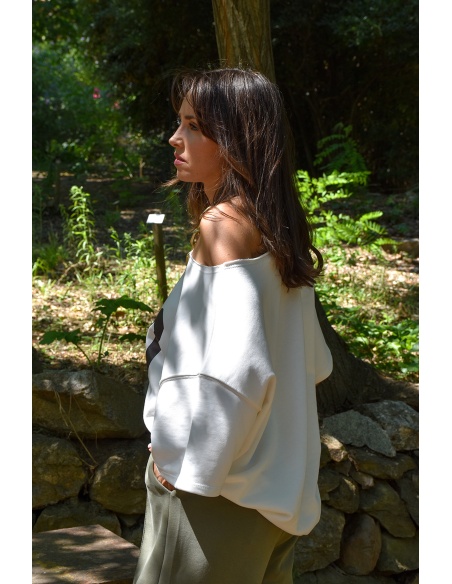beautiful encounter s.l SOHO BLANC PULL FEMME