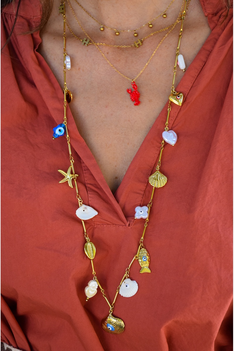 Collier Doré Homard HïDI
