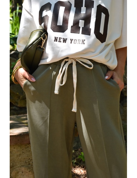 senes  KAKI PANTALON FEMME