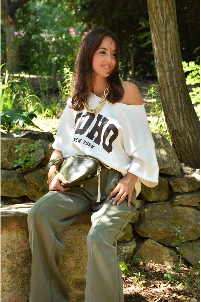 senes  KAKI PANTALON FEMME 2