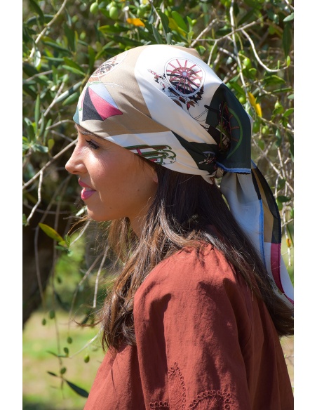 Foulard Carreaux Multi BROOKE