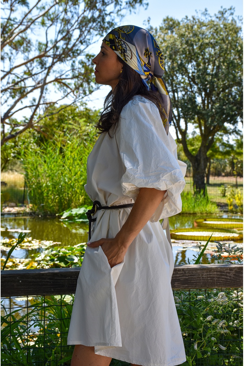 TANG TAMMY IMPRIM BLEU FOULARD 2