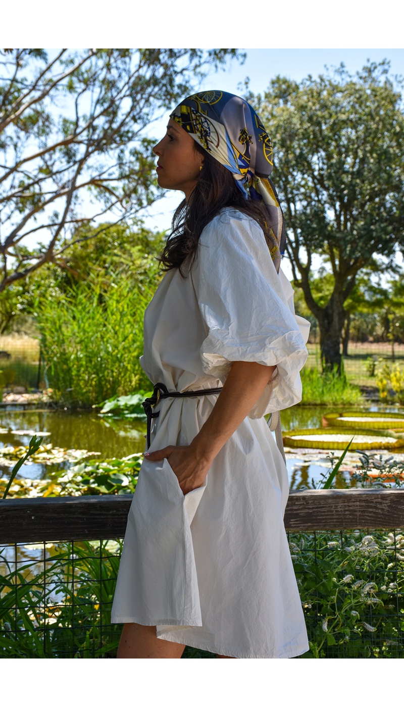 TANG TAMMY IMPRIM BLEU FOULARD