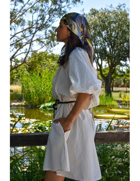 TANG TAMMY IMPRIM BLEU FOULARD
