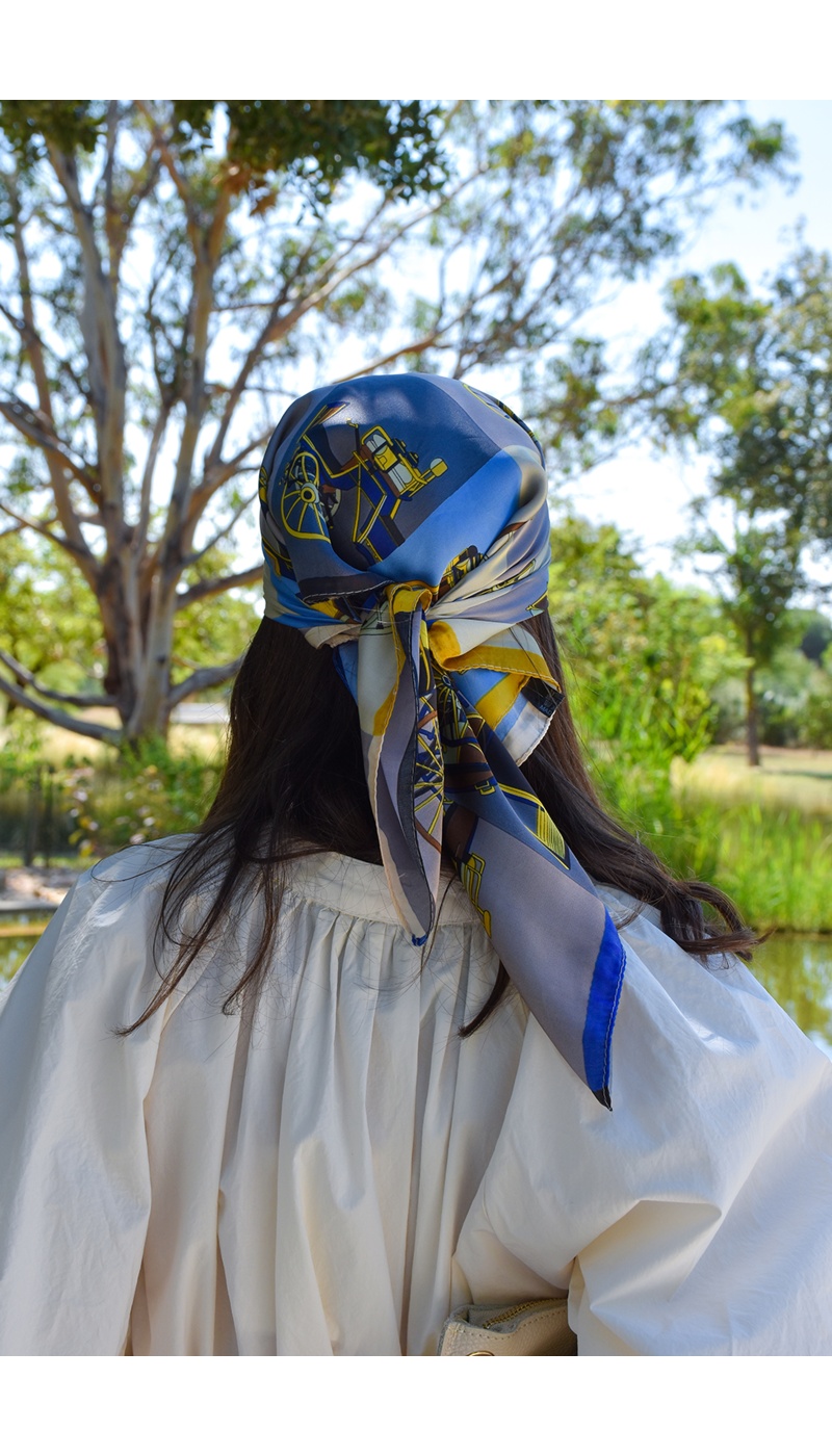 TANG TAMMY IMPRIM BLEU FOULARD