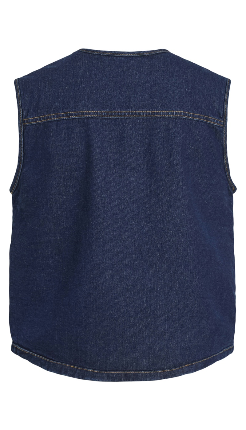 VILA A/S DARK BLUE GILETS