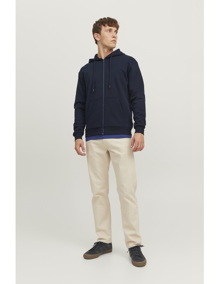 JJEBRADLEY Navy Zipper Sweatshirt Jack&Jones - 2 | TOPS