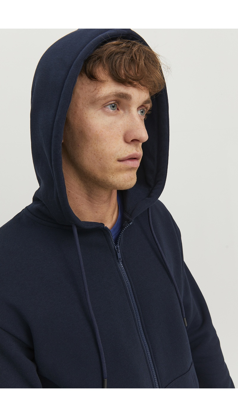 Moletom JJEBRADLEY Jack&Jones Azul-Marinho com Zíper - 4 | TOPS