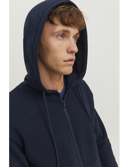 JJEBRADLEY Navy Reißverschluss-Sweatshirt Jack&Jones - 4 | TOPS