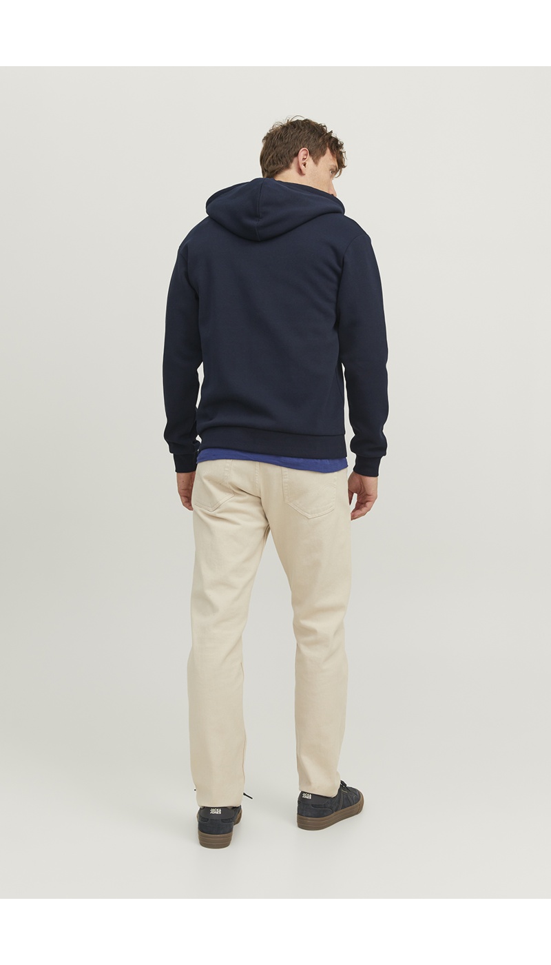 Blusa Jack&Jones JJEBRADLEY Azul-Marinho com Zíper - 3 | TOPO