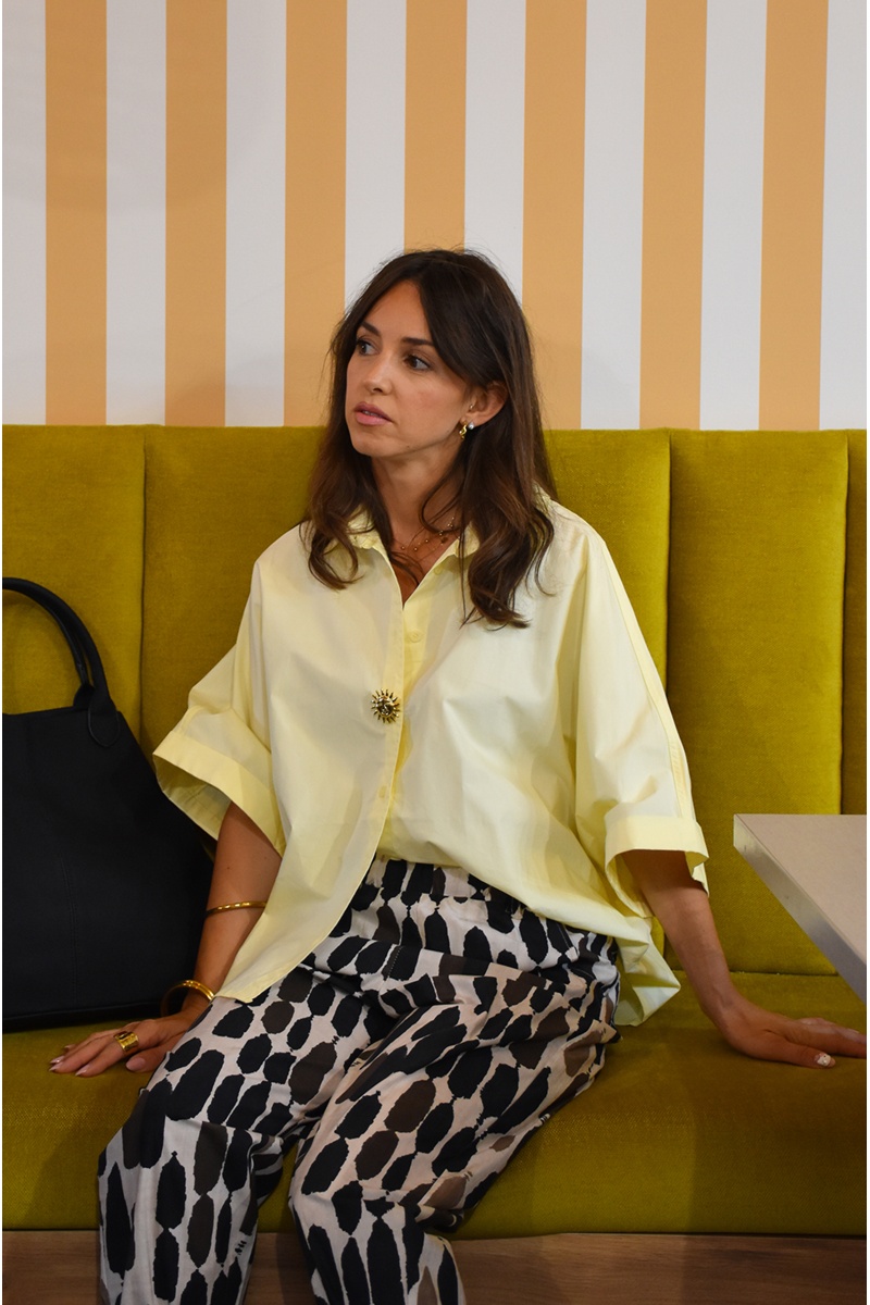 Chemisier Oversize Jaune LENA
