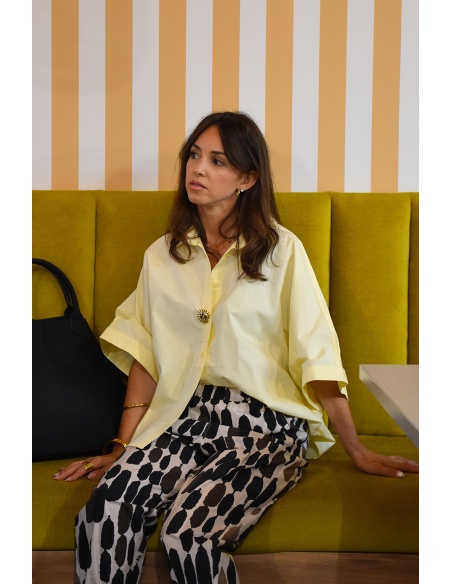 Chemisier Oversize Jaune LENA