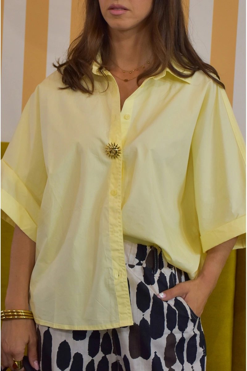 JENNIE CAMILLE LIN  JAUNE CHEMISIER 2