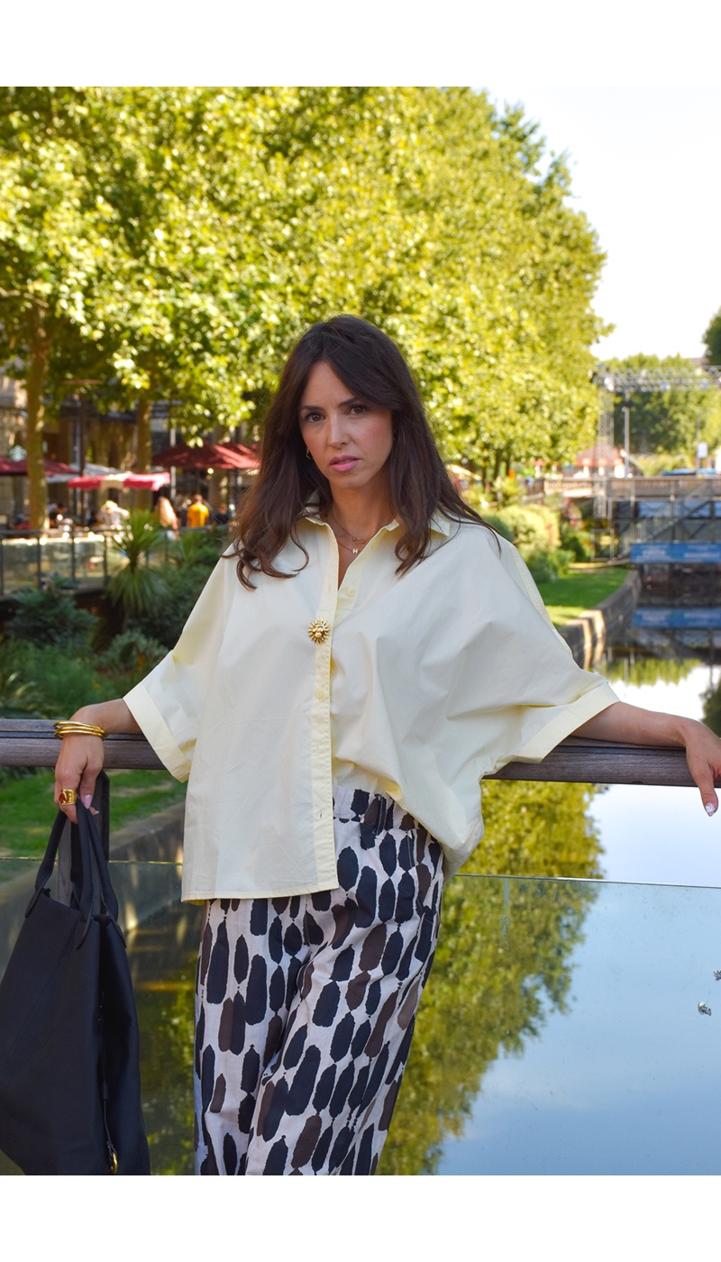 Chemisier Oversize Jaune LENA