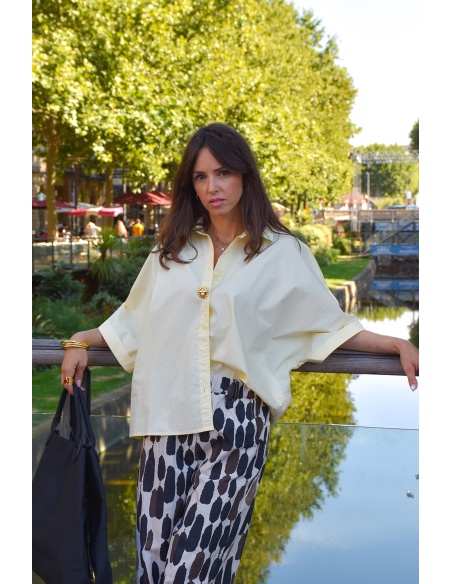 Chemisier Oversize Jaune LENA