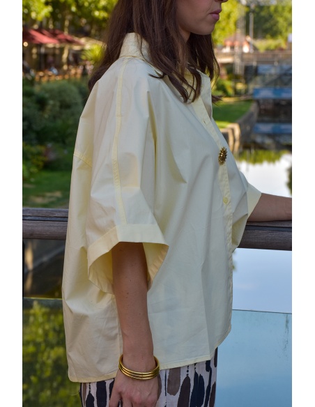 JENNIE CAMILLE LIN  JAUNE CHEMISIER