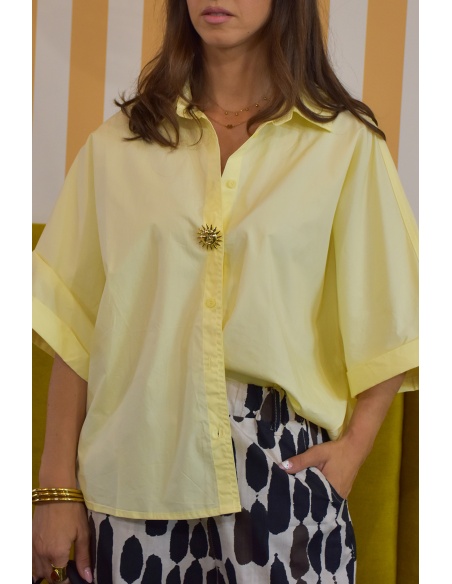 CICI & H SOLEIL DORE BROCHE