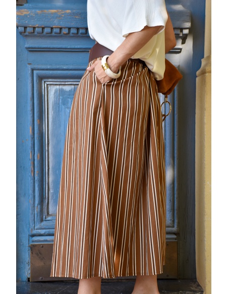 johanna toutoun RAYE CAMEL JUPES FEMME