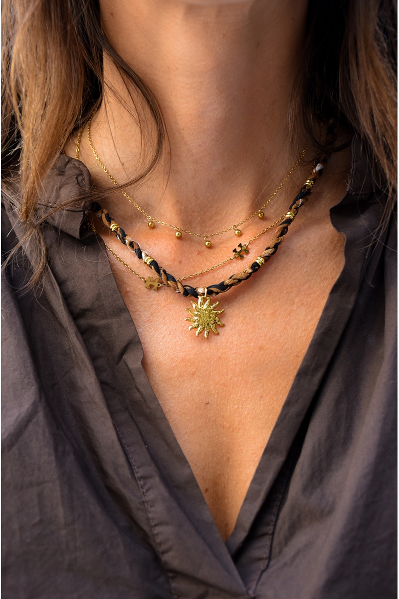 Collier Soleil Léopard JUSTINE 2