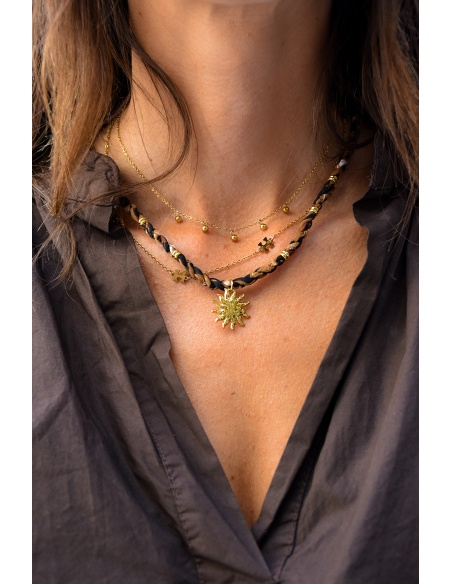 Collier Soleil Léopard JUSTINE