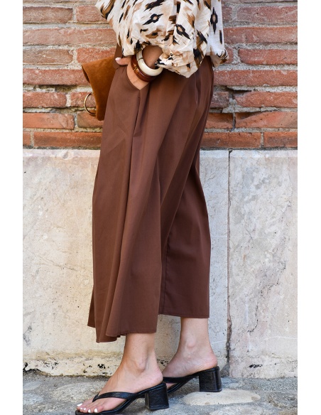 YELLOZ ROSE W CEINTU MARRON JUPES FEMME