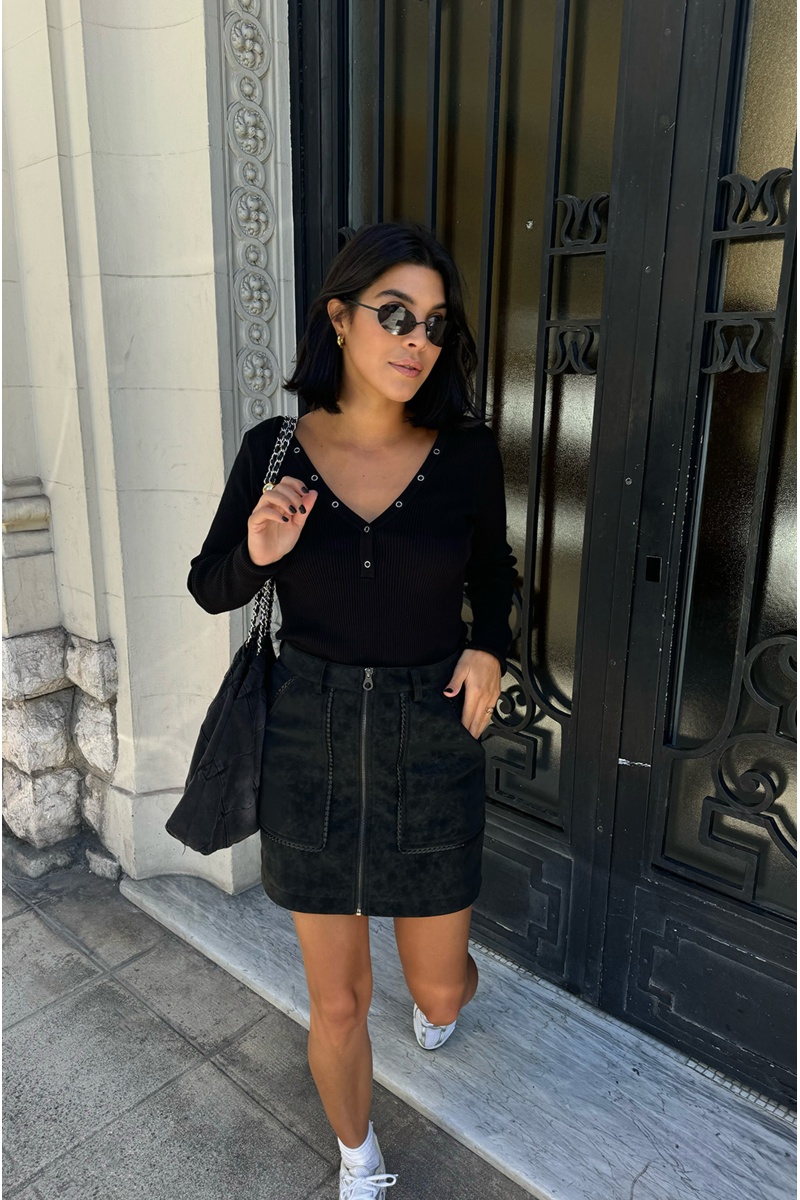 VILA A/S BLACK BEAUTY JUPES COURTES